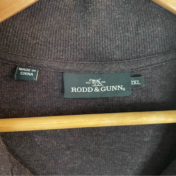 Rodd & Gunn Men's Zip-Up Pull-over Bundle - Navy Blue and Dark Brown Size 2XL - Picture 4 of 10